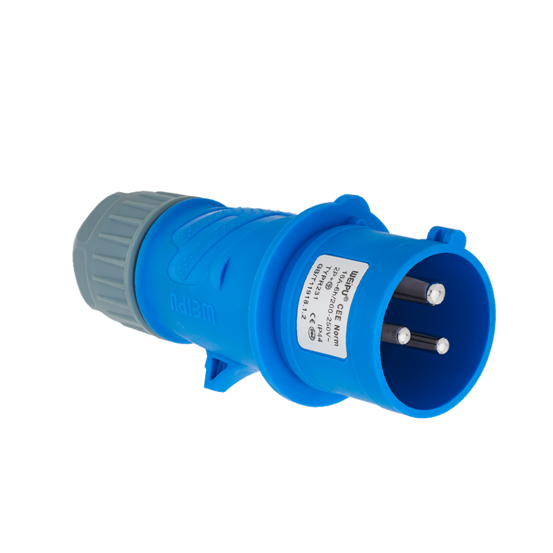 16A (2P+E) 夾爪電纜緊固插頭TYPR231-IP44