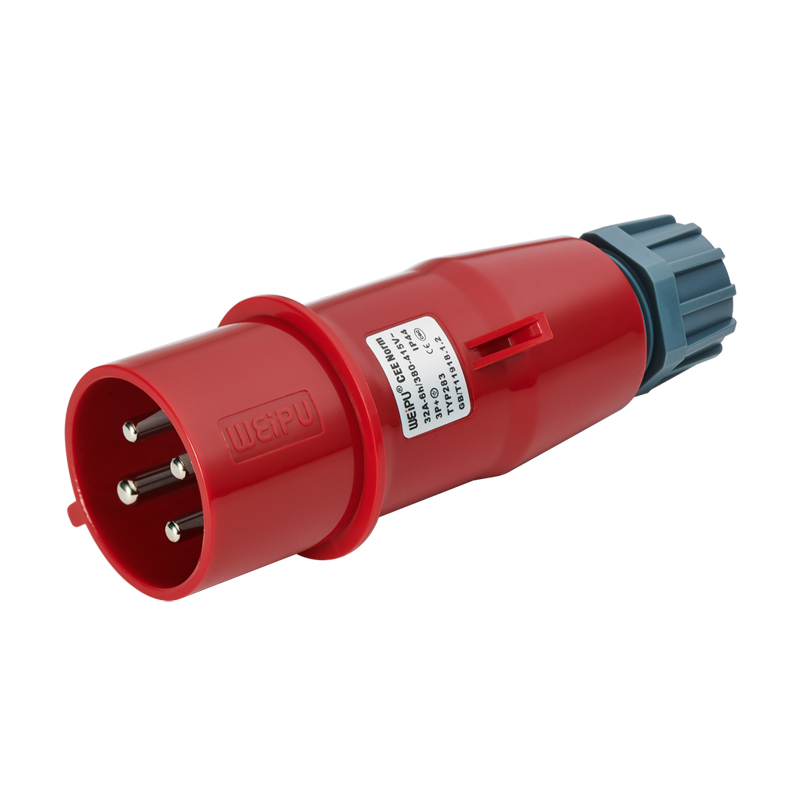 32A (3P+E) 夾爪電纜緊（jǐn）固插頭TYP283-IP44