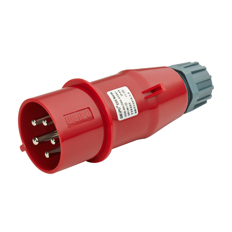 32A (3P+N+E) 夾爪電纜緊（jǐn）固插頭TYP285-IP44