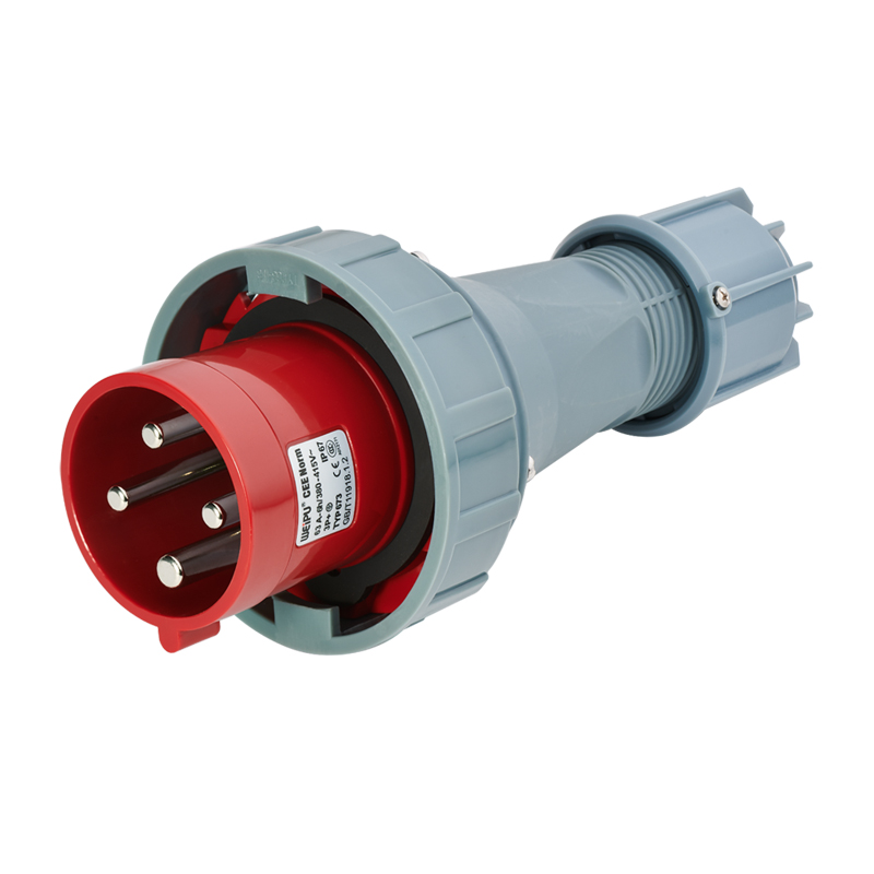 63A (3P+E) 夾爪電纜緊固插頭TYP673-IP67